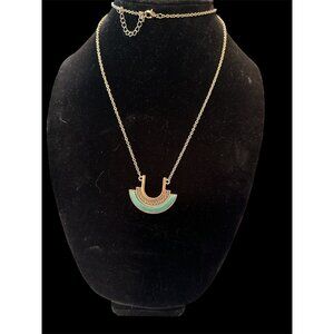Grace - Turquoise Necklace Gold Plated 34” long